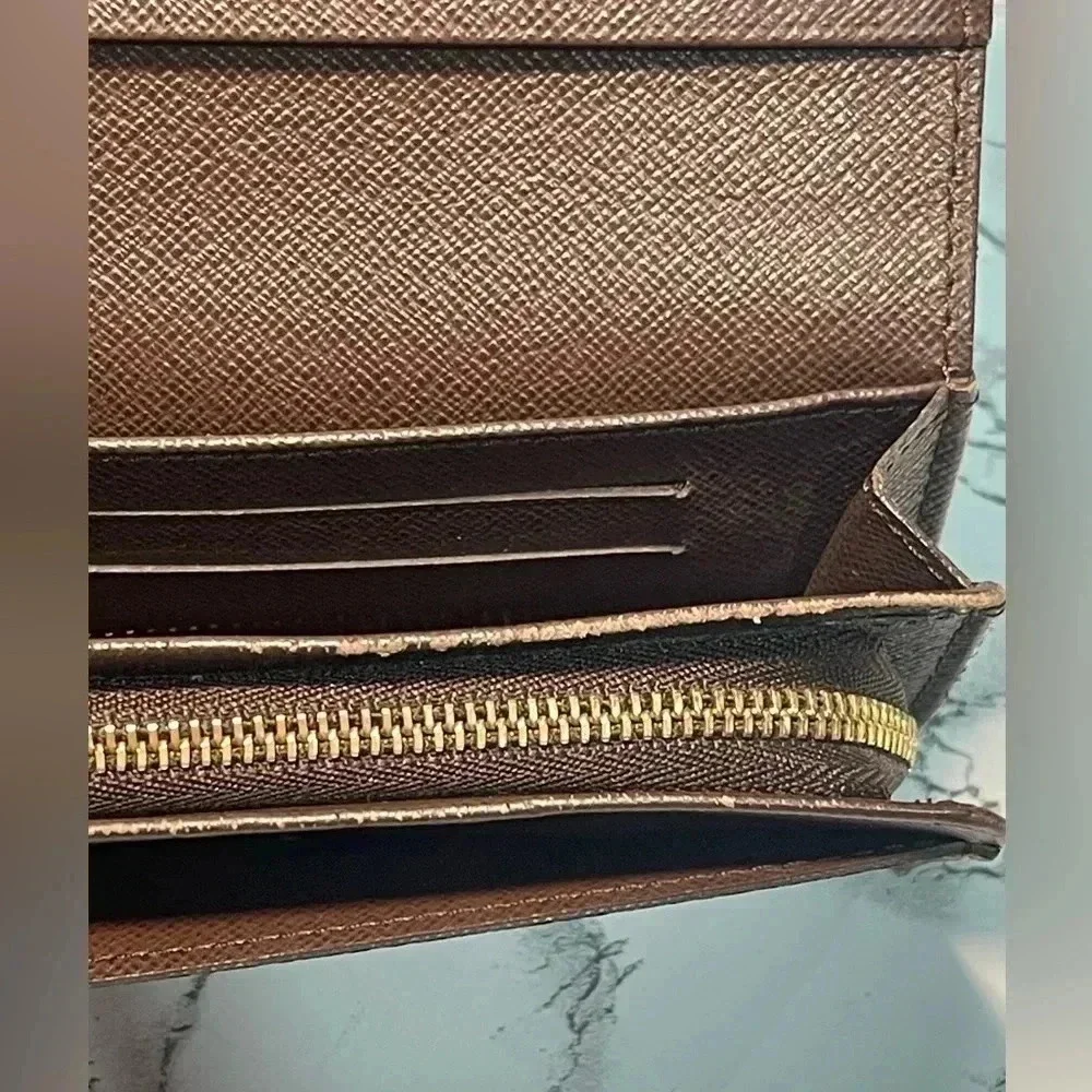 #191 Louis Vuitton Tresor Damier Ebene Bifold Wallet